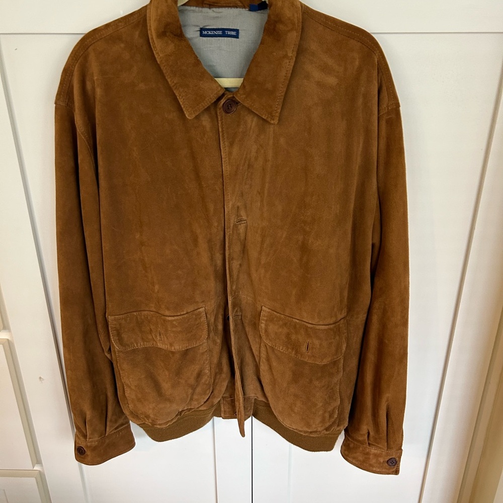 Mens Suade Bomber Jacket